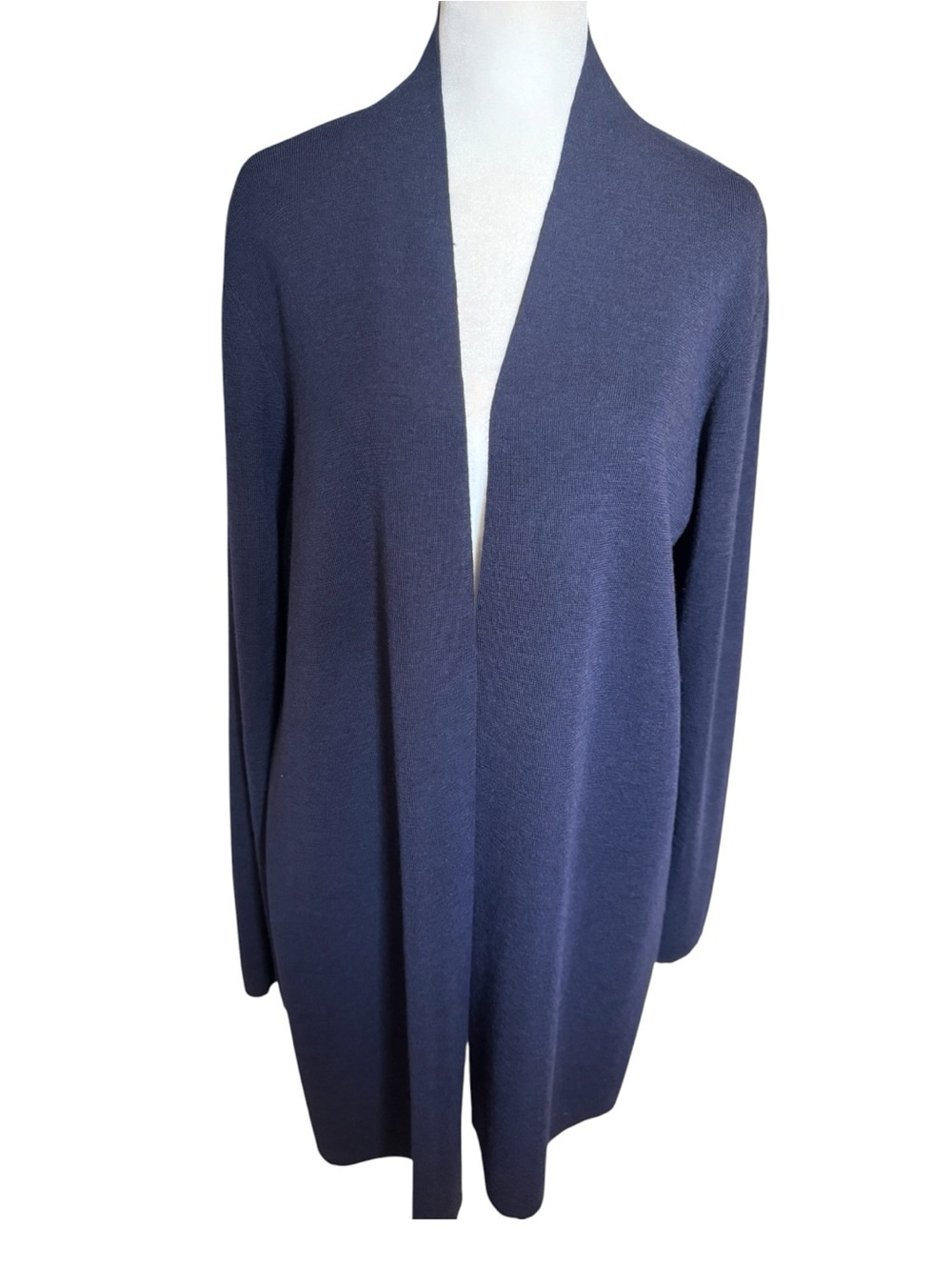 Eileen Fisher Ultra Fine Merino Wool Cardigan Size XL
